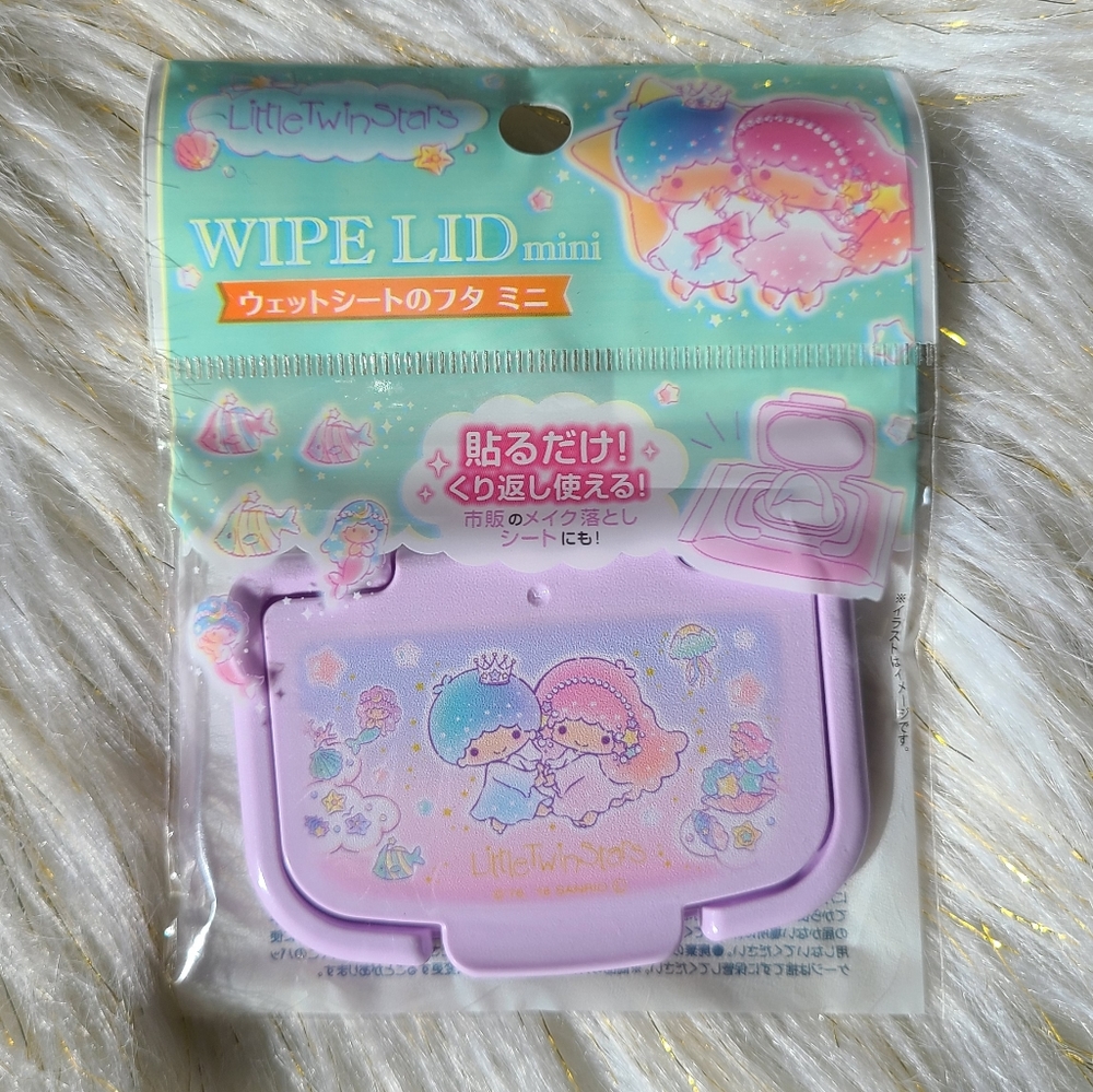 Little Twin Stars Wipe Lid
